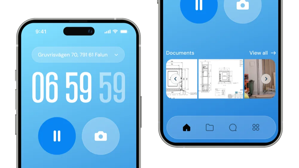 ByggExp mobilapp – tidsrapportering och uppgiftshantering för personal ute på bygget